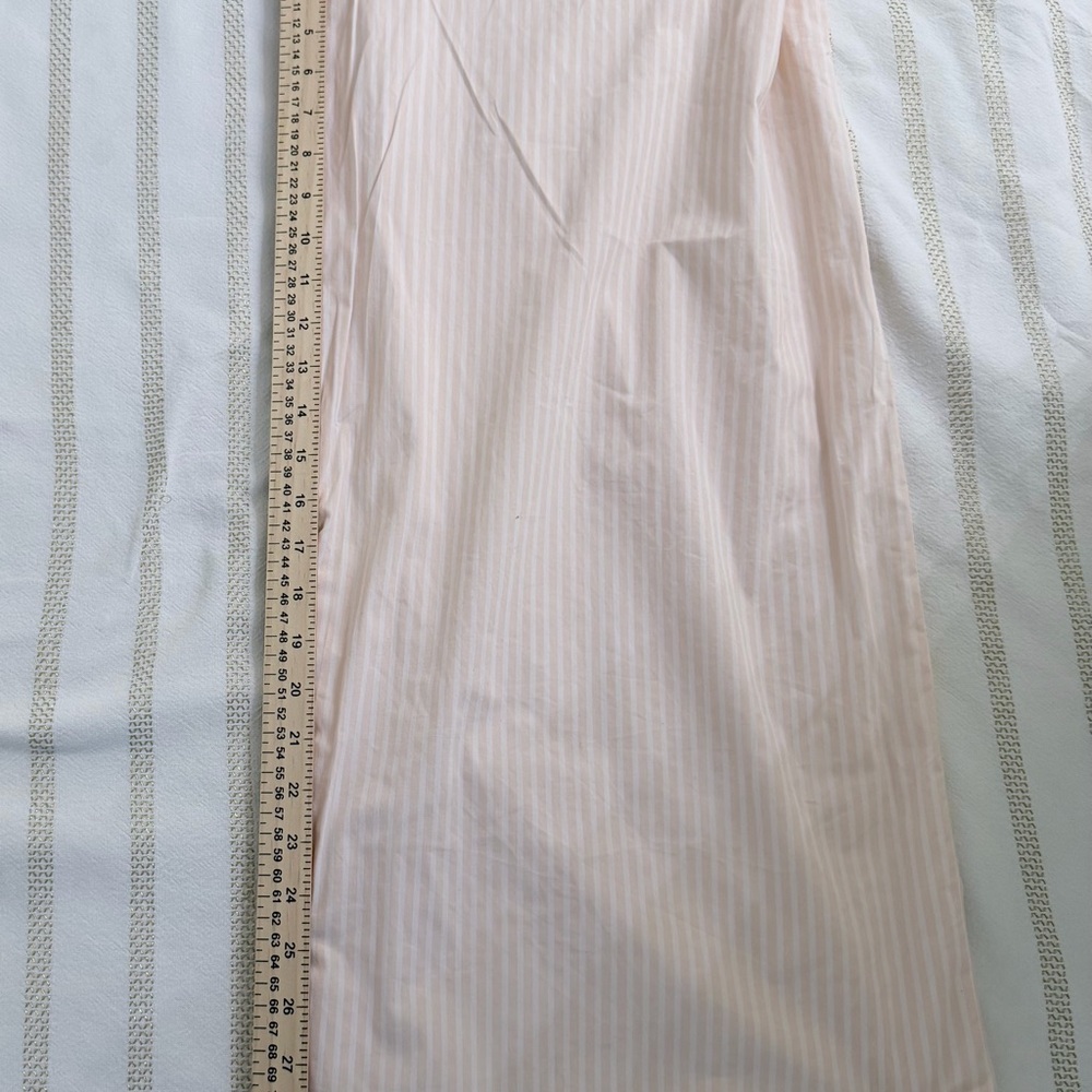 Express High Waisted Poplin Striped Pull On Wide Leg Pant | Size Small - Picture 11 of 13
